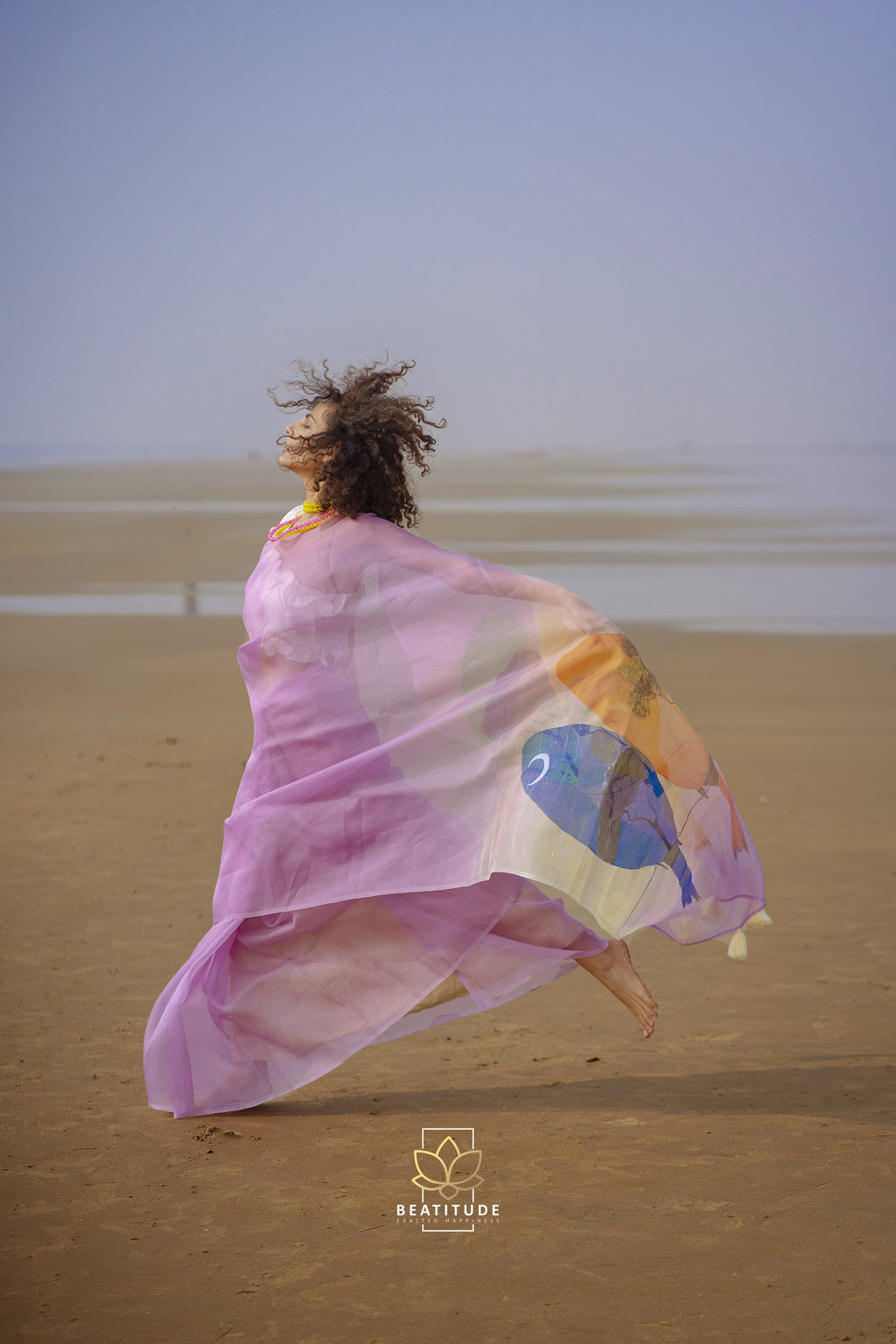 Horae - Organza Silk Handpainted Copyright Designer Saree