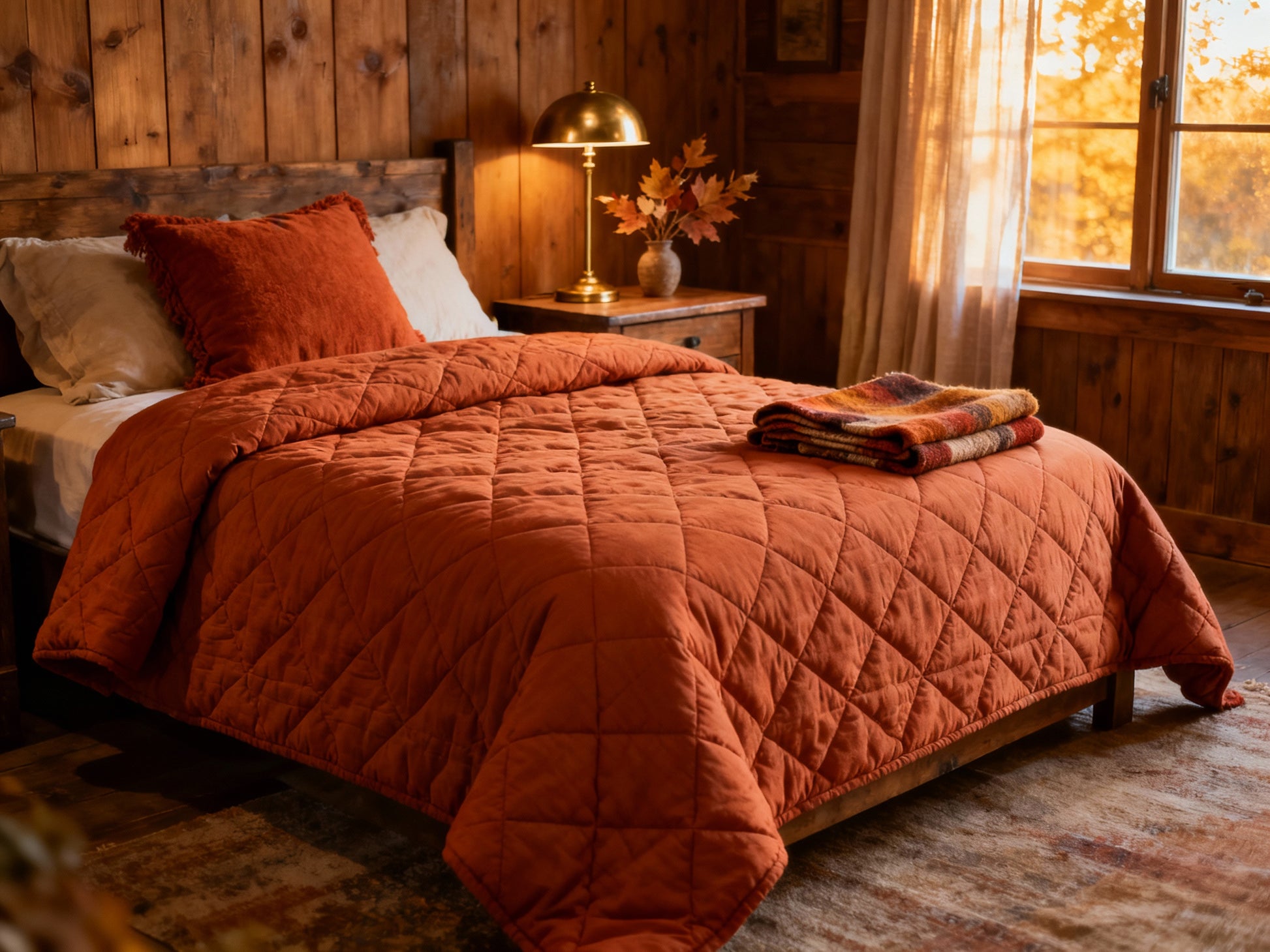 Terra Firma Quilted Coverlet